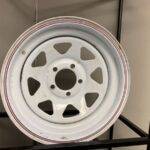 15x7 Used Factory OEM Rim For Trailers 5x114.3 - Single Used Trailer Steel Rim