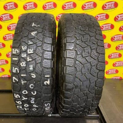 265/75R15 Toyo Open Country A/T III Used All Weather Tires