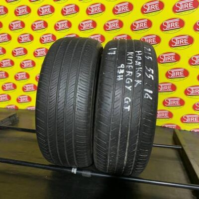 215/55R16 Hankook Kinergy GT Used All Season Tires