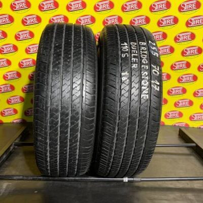 255/70R17 Bridgestone (Dueler H/T 684 II) Used All Season Tires