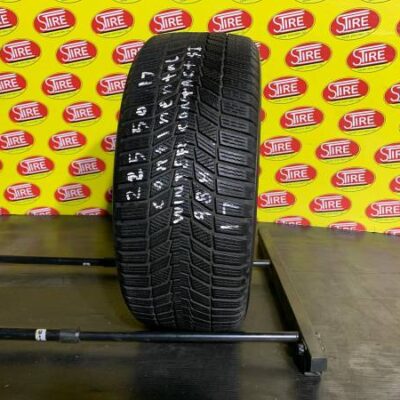 225/50R17 98H Continental Winter Contact SI Used Single Winter Tire