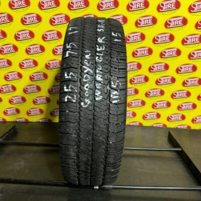 255/75R17 113S Goodyear Wrangler SR-A Used Single All Season Tire