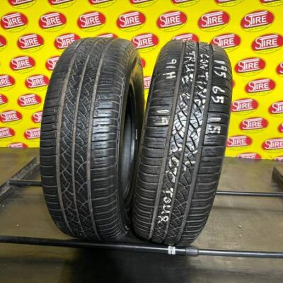 195/65R15 91H Continental TrueContact Used All Season Tires