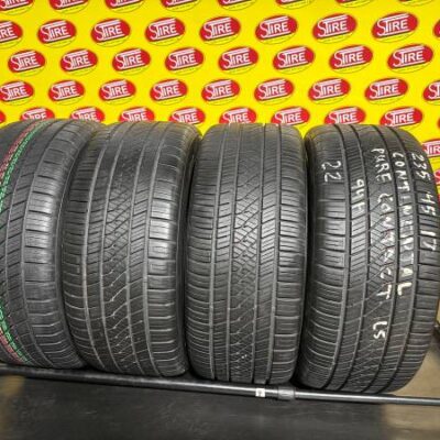 235/45R17 94H Continental PureContact LS Used All Season Tires