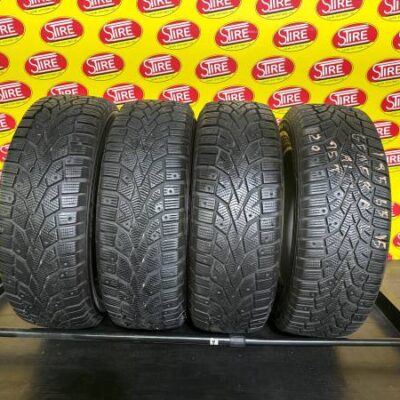 195/65R15 General Altimax Arctic Studdable Used Winters Tires