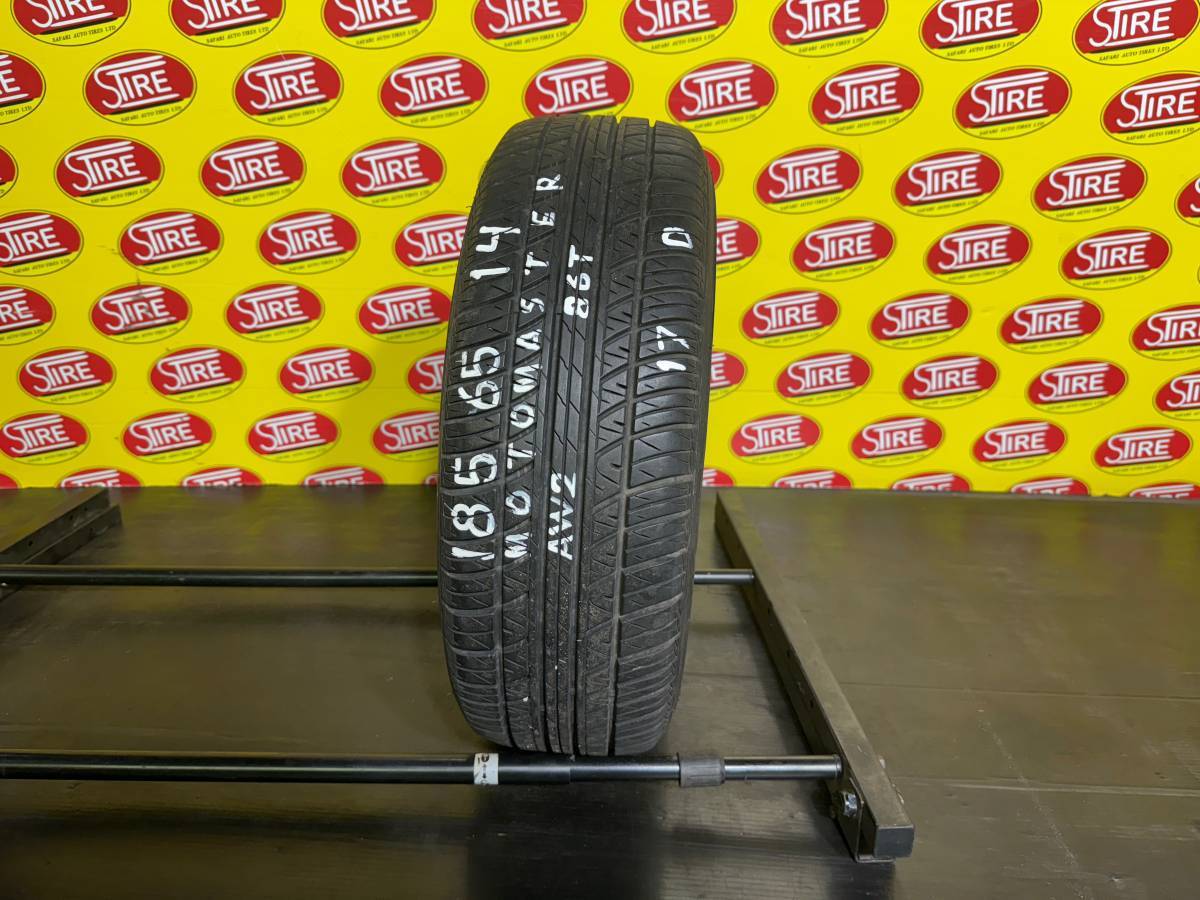185/65R14 86T Motomaster (AW2) Used Single All Season Tire 185/65R14 86T Motomaster (AW2) Used Single All Season Tire - Image 1