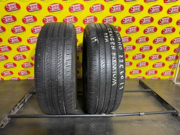 22560R17 Kumho Crugen Premium Used All Season Tires 225/60R17 Kumho Crugen Premium All Season Tires Used - Image 1