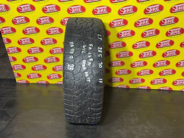 LT28570R17 Falken Wildpeak AT3W Used Single All Weather Tire LT285/70R17 Falken Wildpeak A/T3W Used Single All Weather Tire - Image 1