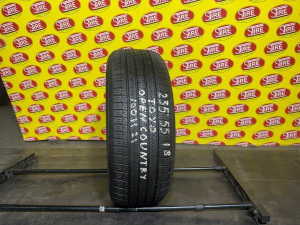 235/55R18 Toyo Open Country A20 Used Single 235/55R18 Toyo Open Country A20 Used Single All Season Tire - Image 1