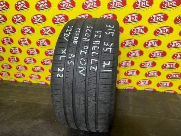 315/35R21 Pirelli Scorpion Verde Used Single All Season Tire 315/35R21 Pirelli Scorpion Verde Used Single All Season Tire - Image 1