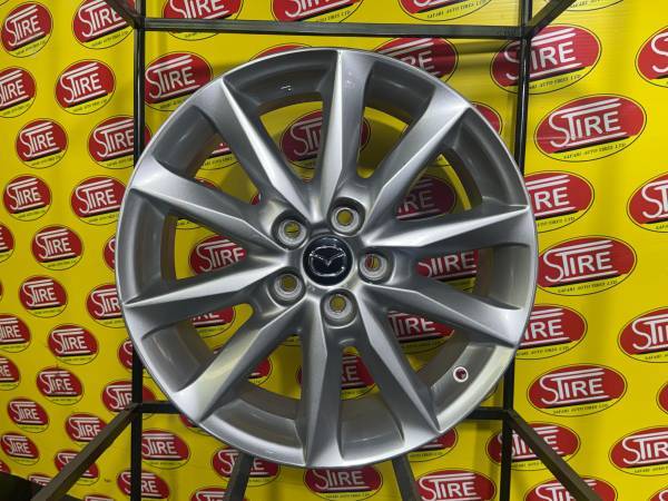 18x7 Mazda 10-Spoke Silver OEM Alloy Wheels ( 18x7 Mazda 10-Spoke Silver OEM Alloy Wheels - Image 1