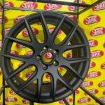 18x8 DAV Multi-Spoke Black Alloy Wheels