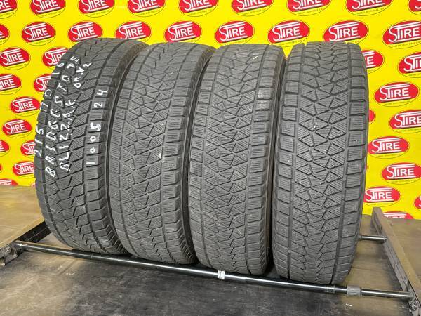 21570R16 Bridgestone (Blizzak DM-V2) Used Winter Tires 21570R16 Bridgestone (Blizzak DM-V2) Used Winter Tires - Image 1