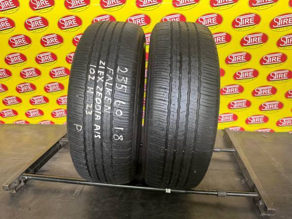 23560R18 Falken ZIEX ZE001 Used All Season Tires 235/60R18 Falken ZIEX ZE001 Used All Season Tires - Image 1